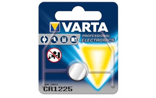 Varta Batterie Lithium CR1225 CR-1225 Sous Blister (1-pcs)