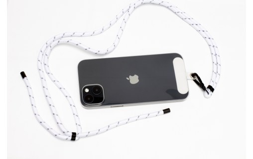 Novodio bandoulière universelle pour Coque pour iPhone - Blanc