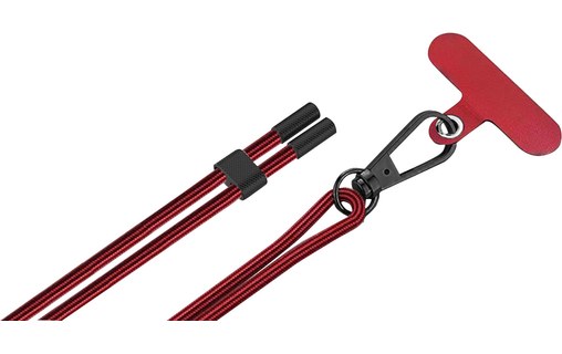 Novodio bandoulière universelle pour Coque pour iPhone - Rouge