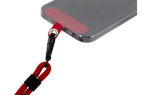 Novodio bandoulière universelle pour Coque pour iPhone - Rouge