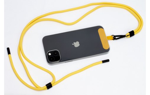 Novodio bandoulière universelle pour Coque pour iPhone - Jaune