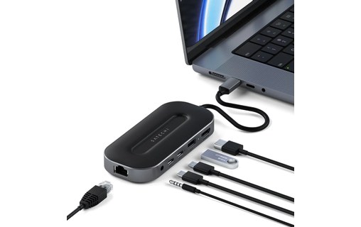 Satechi adaptateur multi-ports USB-C - Ethernet 2,5 Gbit/s