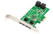 Dawicontrol DC-624E Contrôleur RAID 2 x PCI-e, 4 canaux, SATA III, RAID 0/1/5/10