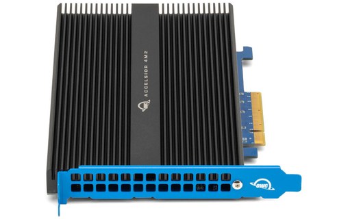 OWC Accelsior 4M2 - Carte PCIe 3.0 pour 4 SSD M.2 NVMe PCIe