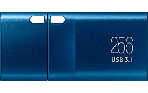 Clé USB-C Samsung 256 Go - Bleu - USB 3.2