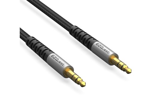 Câble Stéréo Audio 3,5 mm Mâle vers Mâle - 2 m - EZQuest DuraGuard X49910