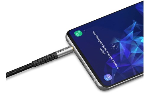 Câble Stéréo Audio 3,5 mm Mâle vers Mâle - 2 m - EZQuest DuraGuard X49910