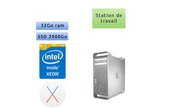 Apple Mac Pro Quad Core Xeon 3.2Ghz A1289 (EMC 2314-2) 32Go 2To SSD - MacPro5,1
