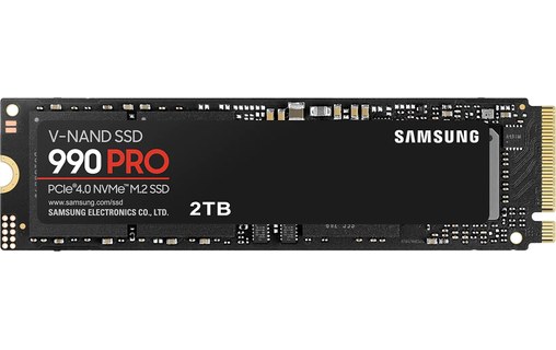 Samsung SSD 990 PRO 2 To - Barette SSD M.2 NVMe PCIe - Disque SSD