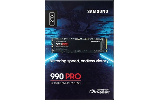 Samsung SSD 990 PRO 2 To - Barette SSD M.2 NVMe PCIe