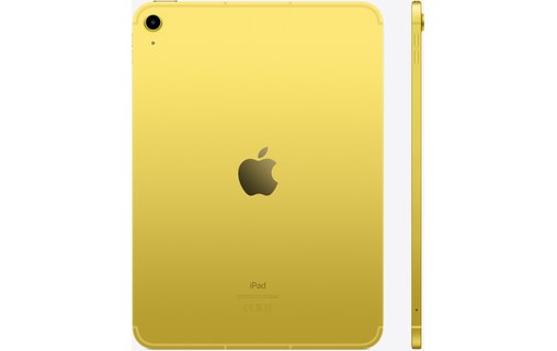 Apple iPad 10,9" - 2022 - Wi-Fi + Cellular - 64 Go - Jaune