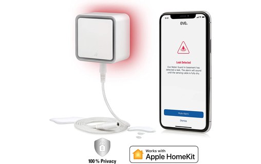 Eve Water Guard - Détecteur de fuite d'eau connecté - Homekit