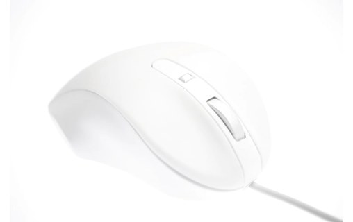 Souris USB-A Matias PBT Mouse Mac/PC - Blanc