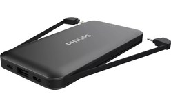 Philips Batterie externe 10000 mAh Câbles Lightning et USB-C intégrés