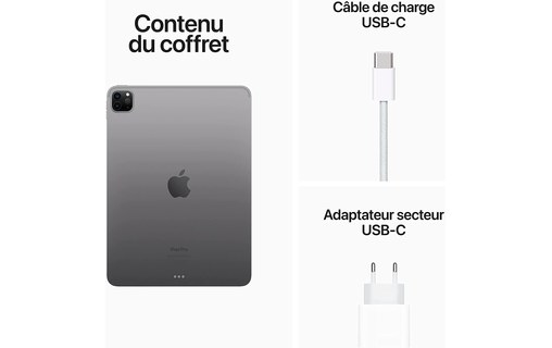 Apple iPad Pro 11" - 2022 - Wi-Fi - 1 To - Gris sidéral