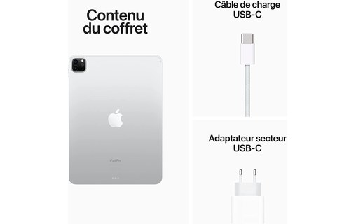 Apple iPad Pro 11" - 2022 - Wi-Fi - 1 To - Argent