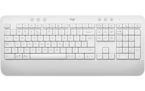 Logitech Signature K650 clavier RF sans fil + Bluetooth QWERTY US  International Blanc - Clavier - LOGITECH