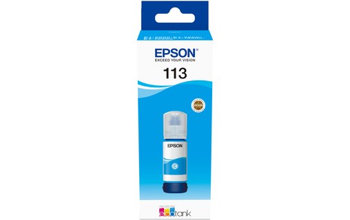 C13T06B240 - Bouteille d'encre cyan Ecotank Epson 113