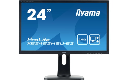 Écran 23,8" iiyama ProLite XB2483HSU-B3 - HDMI/DisplayPort/VGA