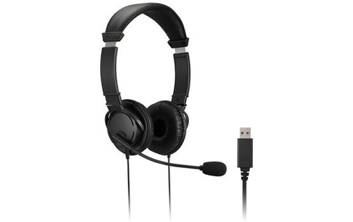 Micro-casque Kensington Classic, Noir - USB