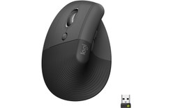 Souris sans fil Logitech Lift - Graphite - Pour gaucher, Ergonomique
