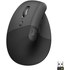 Souris sans fil Logitech Lift - Graphite - Pour gaucher, Ergonomique