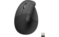 Souris sans fil Logitech Lift - Graphite - Pour gaucher, Ergonomique
