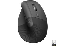 Souris sans fil Logitech Lift - Graphite - Ergonomique, Verticale