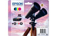 Epson 502XL C13T02W54010 Pack 4 Cartouches Noir et couleurs (Jumelles)