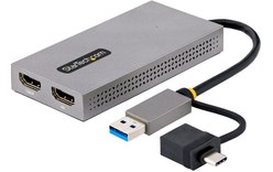 StarTech.com Adaptateur USB vers Double HDMI - USB A/C vers 2 Écrans HDMI (1x 4K