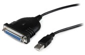 StarTech.com ICUSB1284D25 câble parallèle 1,9 m Noir