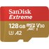 Carte microSDXC SanDisk Extreme 128 Go avec adaptateur SD, V30