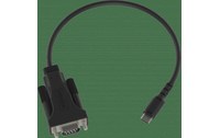 Vision TC-USBCSER/BL câble Série Noir RS-232 USB-C