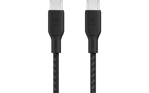 Câble Belkin USB-C vers USB-C 100 W USB 2.0 - 3 m - Noir