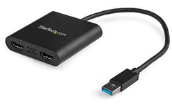 StarTech.com USB32HD2 adaptateur graphique USB 3840 x 2160 pixels Noir