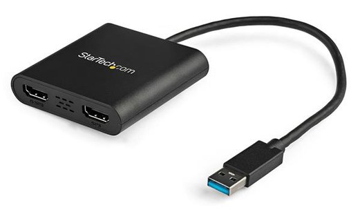 StarTech.com USB32HD2 adaptateur graphique USB 3840 x 2160 pixels Noir