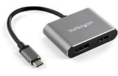 StarTech.com CDP2DPHD adaptateur graphique USB 3840 x 2160 pixels Noir, Gris