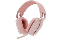 Micro-casque sans fil Logitech Zone Vibe 100, Rose - Bluetooth