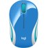Souris sans fil Logitech M187 - Bleue