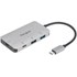 Targus ACH228 USB-C 2x USB-A+2x USB-C Argent