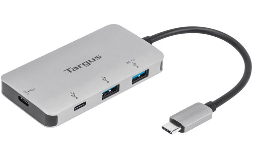 Targus ACH228 USB-C 2x USB-A+2x USB-C Argent