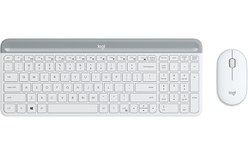 Clavier + Souris sans fil Logitech MK470 - Blanc
