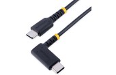 Câble StarTech USB-C vers USB-C coudé 60 W USB 2.0 - 1 m - Noir