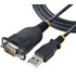 StarTech.com 1P3FP-USB-SERIAL changeur de genre de câble DB-9 USB Type-A Noir