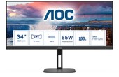 Écran Gaming 34" AOC V5 U34V5C/BK - HDMI/DisplayPort