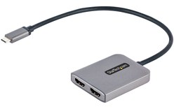 StarTech.com MST14CD122HD adaptateur graphique USB 3840 x 2160 pixels Noir, Gris