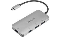 Targus ACH226EU hub & concentrateur USB 3.2 Gen 1 Type-C 5000 Mbit/s Argent