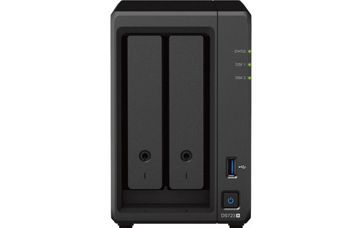 DS723+ 8To Synology - Serveur NAS avec disques durs 2x4To