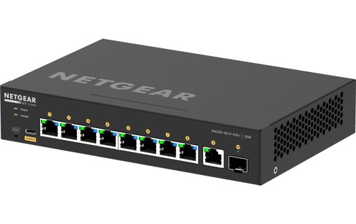 Switch Ethernet NETGEAR GSM4210PD-100EUS 8 ports - Manageable, PoE, L2/L3