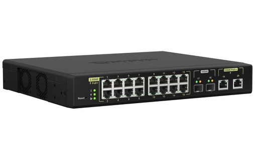 Switch Ethernet Qnap QSW-M2116P-2T2S 16 ports - 10 GbE, Manageable, PoE, L2